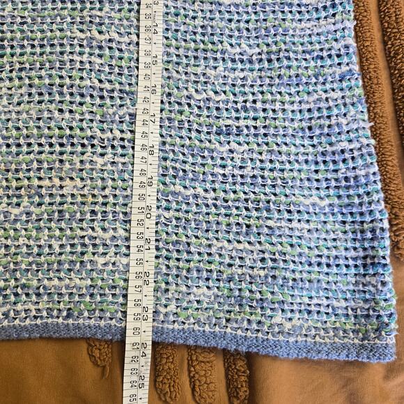 J. Jill Womens Coastal Boho Dropped Shoulder Boxy Open Knit Hoodie Sweater M - Picture 12 of 12